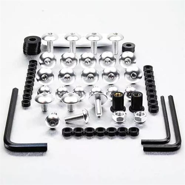 Kit viti carena Kawasaki Ex 300 Ninja SE (2015-2016) ergal Argento Pro Bolt