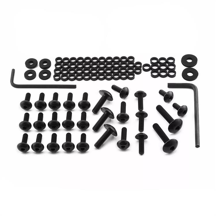 Kit viti carena Kawasaki Ninja 650 ABS Ninja KRT Edition (2024) ergal Nero Pro Bolt