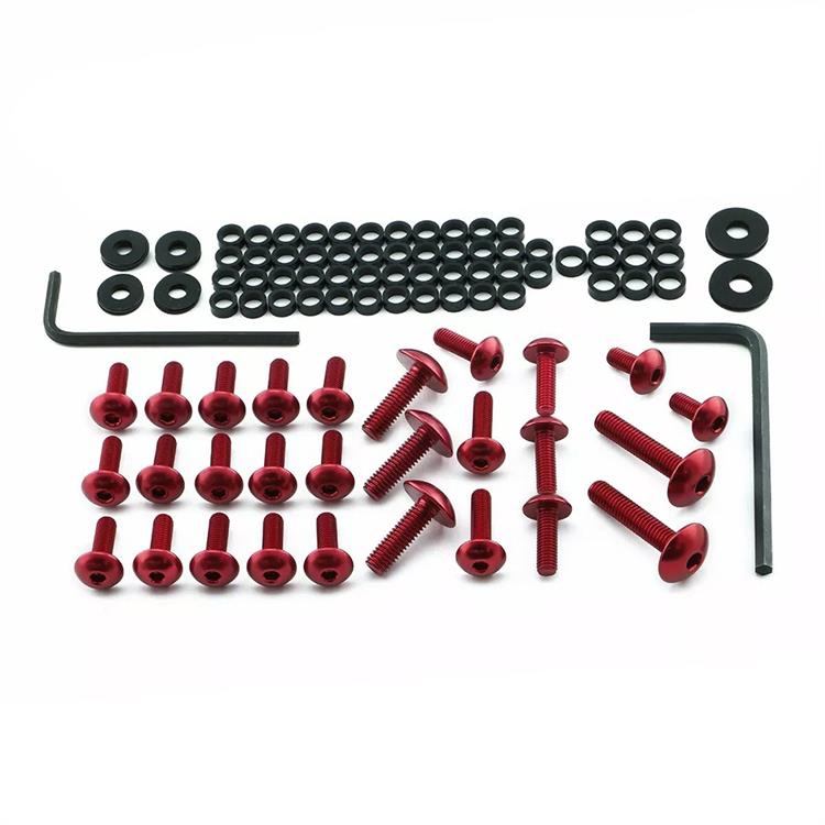 Kit viti carena Kawasaki Ninja 650 ABS Performance (2019-2024) ergal Rosso Pro Bolt