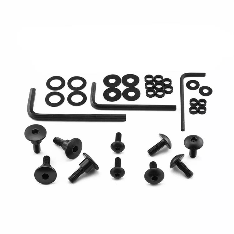 Kit viti carena Kawasaki Z 800 ABS (2013-2016) ergal Nero Pro Bolt