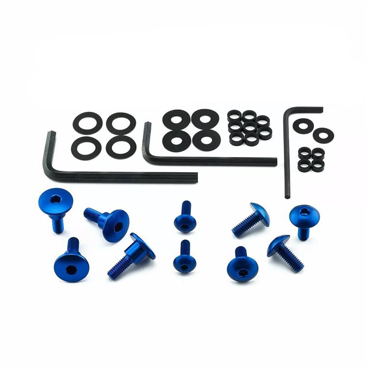 Kit viti carena Kawasaki Z 800 E Version (2013-2016) ergal Blu Pro Bolt