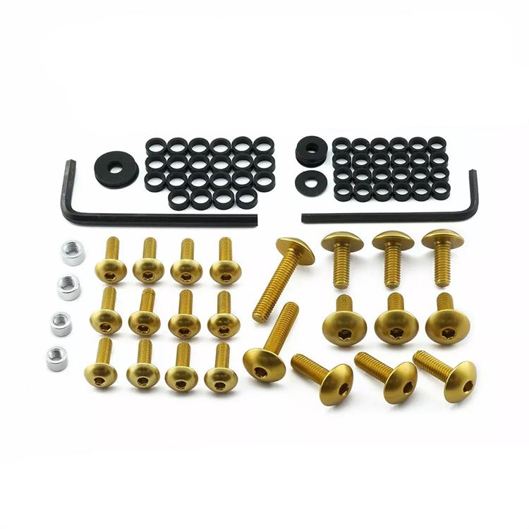 Kit viti carena Kawasaki ZX 10 R 1000 ABS Ninja KRT Replica (2019-2020) ergal Oro Pro Bolt