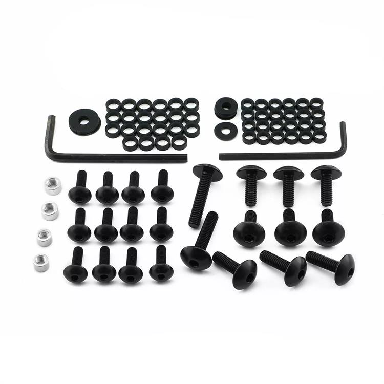 Kit viti carena Kawasaki ZX 10 R 1000 ABS Ninja Performance (2019) ergal Nero Pro Bolt