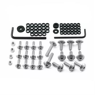kit viti carena kawasaki zx 10 r 1000 se abs ninja 18 20 ergal argento pro bolt