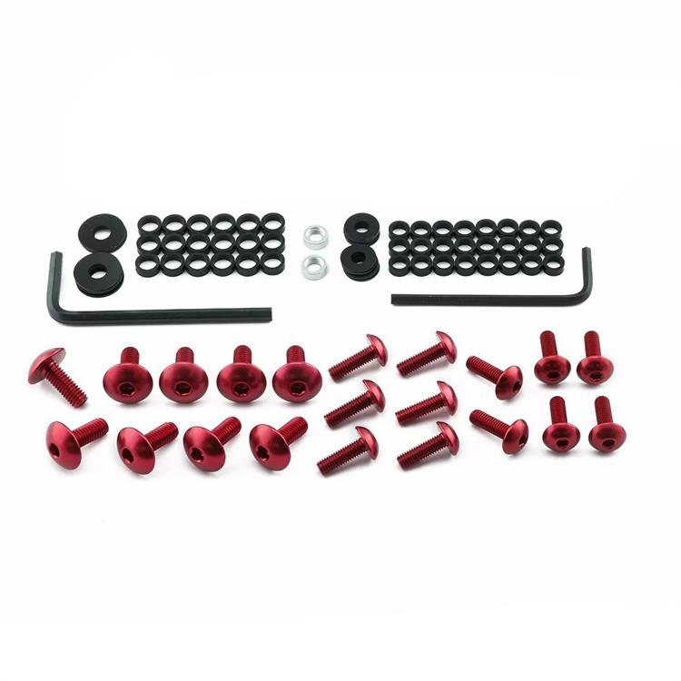 Kit viti carena Kawasaki ZX 6 R 636 Ninja 30th Anniversary Edition (2015) ergal Rosso Pro Bolt