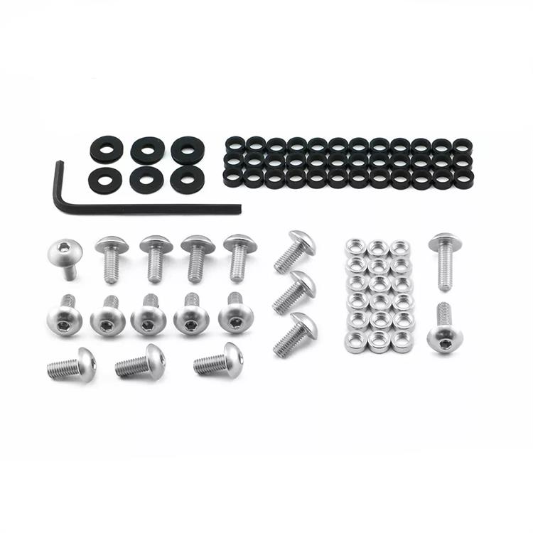 Kit viti carena Ktm Adventure 1190 ABS (2013-2016) ergal Argento Pro Bolt