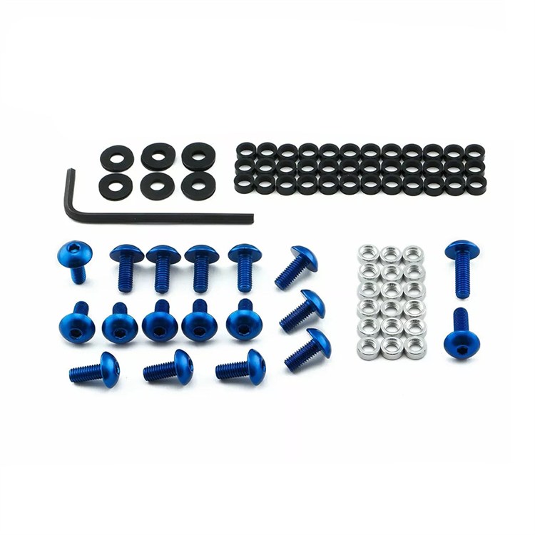 Kit viti carena Ktm Adventure 1190 R ABS (2013-2016) ergal Blu Pro Bolt
