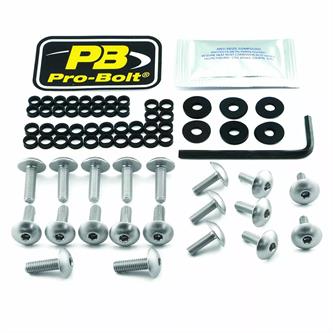 kit viti carena suzuki gsx 1300 bk b king 08 09 ergal argento pro bolt
