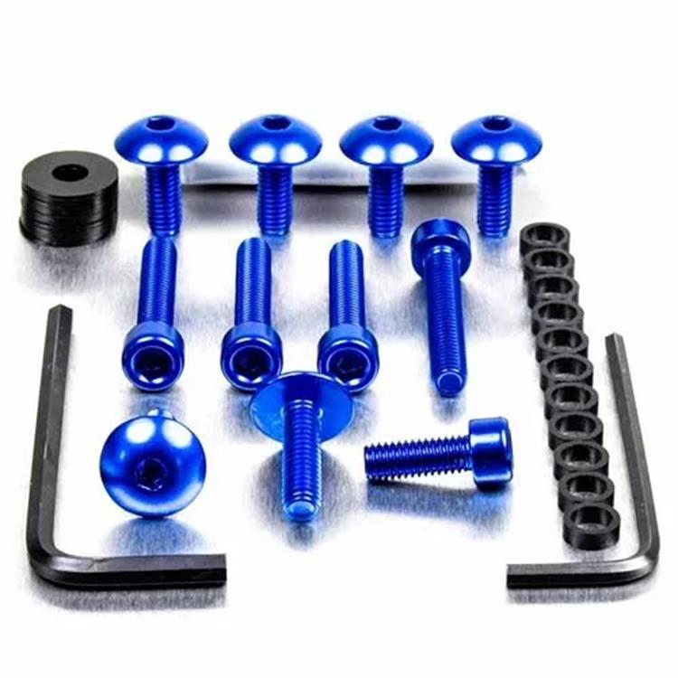 Kit viti carena Suzuki GSX 1400 (01-07) Ergal Blu Pro Bolt