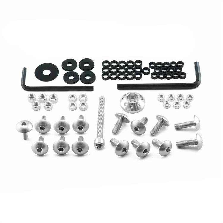 Kit viti carena Suzuki Gsx R 600 (2011-2016) ergal Argento Pro Bolt
