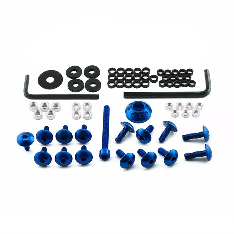 Kit viti carena Suzuki Gsx R 600 (2011-2016) ergal Blu Pro Bolt