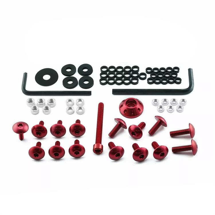 Kit viti carena Suzuki Gsx R 750 (2011-2024) ergal Rosso Pro Bolt
