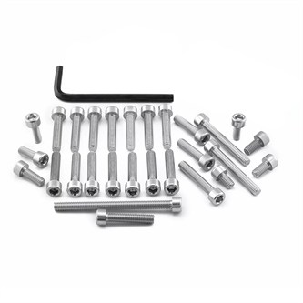 kit viti motore kawasaki ex 300 abs ninja 13 17 ergal argento pro bolt