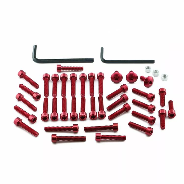 Kit viti motore Suzuki GSX 1300 BK B King (2008-2009) ergal Rosso Pro Bolt