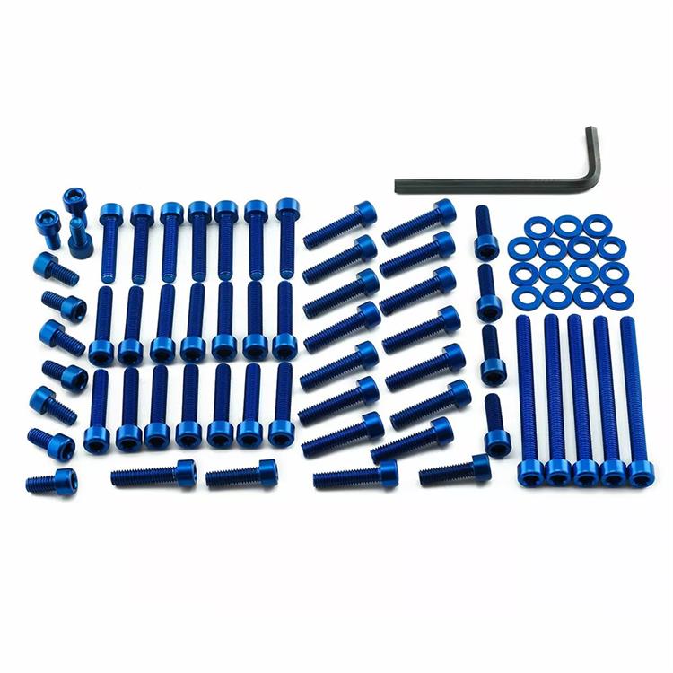 Kit viti motore Yamaha VMX 1700 ABS Vmax (2009-2016) ergal Blu Pro Bolt