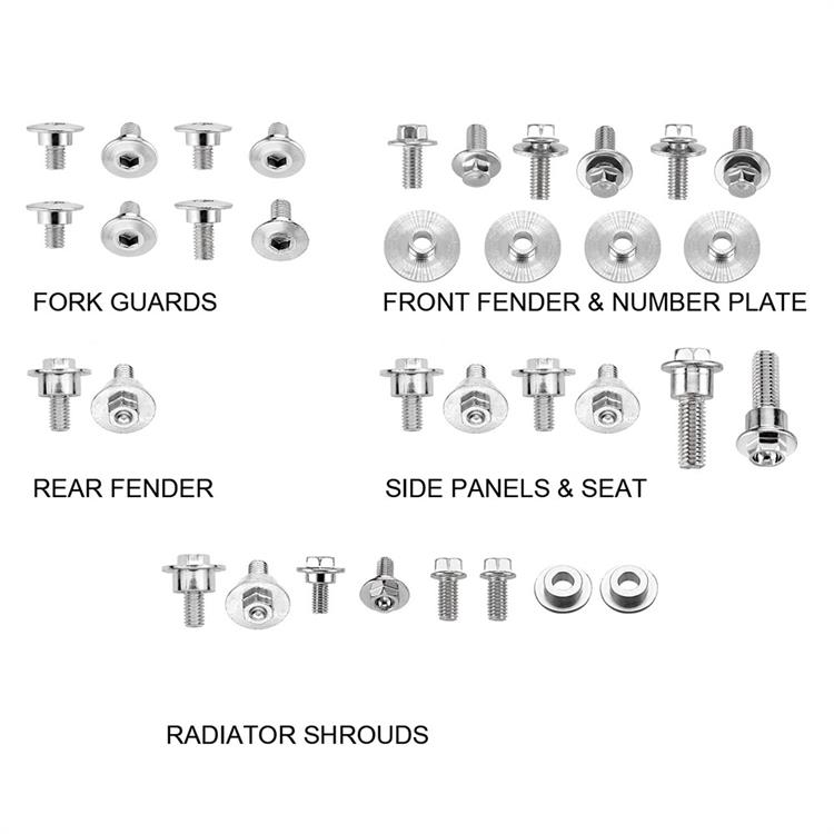 Kit viti plastiche Honda CRF 250 R (18-21)