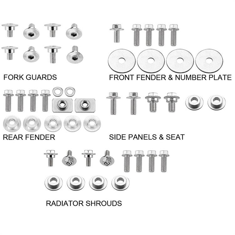 Kit viti plastiche Honda CRF 250 X (04-17)