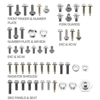 kit viti plastiche ktm 450 exc f 12 16