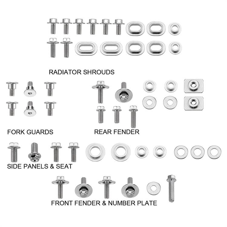 Kit viti plastiche Yamaha YZ 250 F (2006-2009)