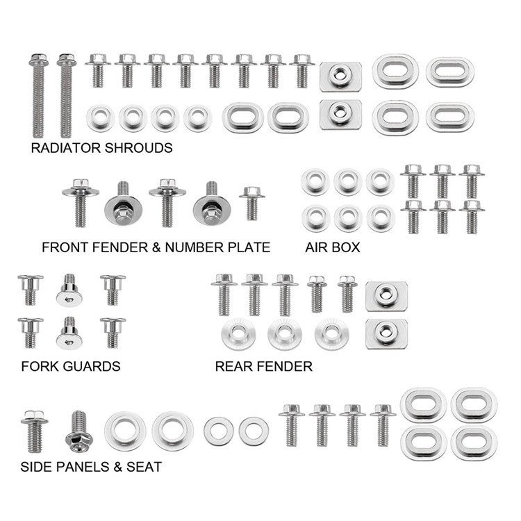 Kit viti plastiche Yamaha YZ 450 F (2010-2013)