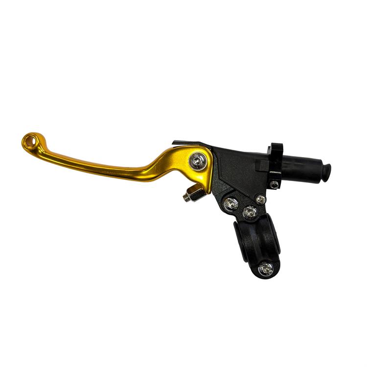 Leva frizione registrabile/pieghevole Oro collare Nero