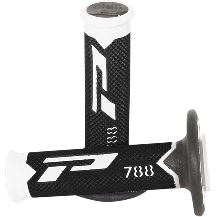 Manopole enduro Pro Grip triple density 788 Bianco Nero Grigio
