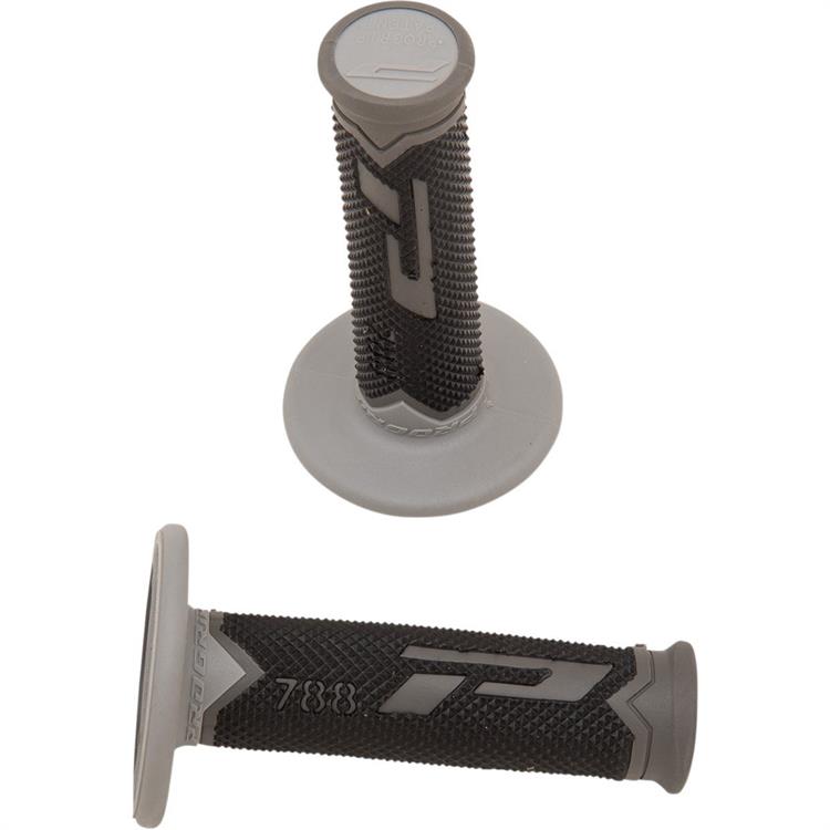 Manopole enduro Pro Grip triple density 788 Nero Grigio