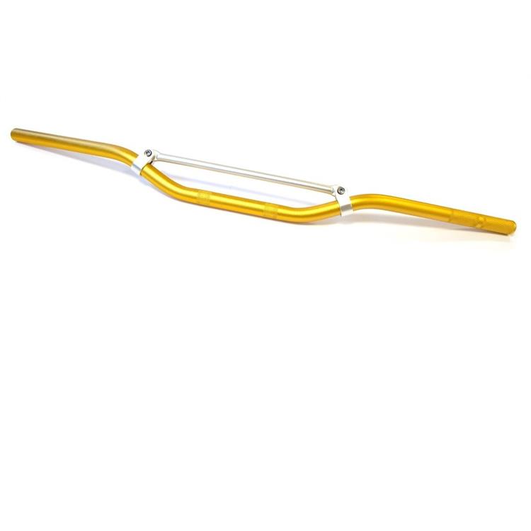 Manubrio alluminio 22 mm piega bassa Oro Argento