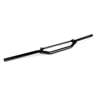 manubrio alluminio 22 mm pitbike piega bassa nero