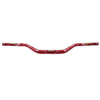 manubrio geico piega bassa rosso 28 mm