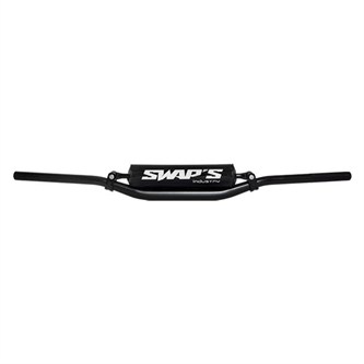 manubrio motocross swaps 28 mm piega bassa barra con barpad