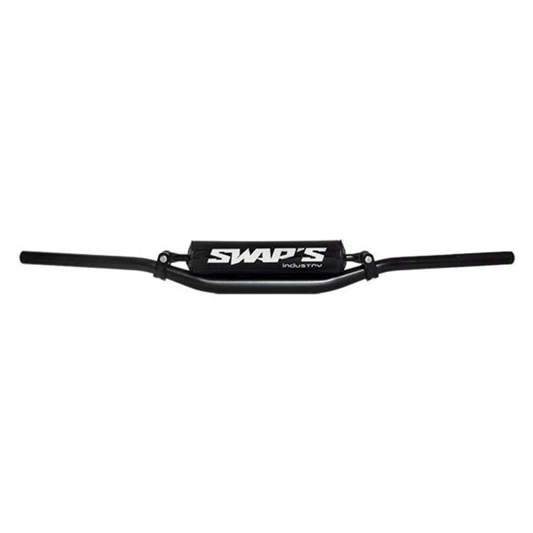 Manubrio motocross Swaps 28 mm piega bassa + barra con barpad