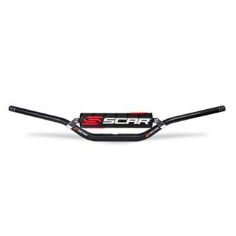 manubrio scar 286 mm cross bar x2 piega mcgrath nero nero