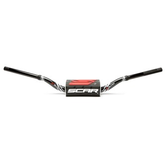 manubrio scar 286 mm o2 graphic colour piega rc nero nero