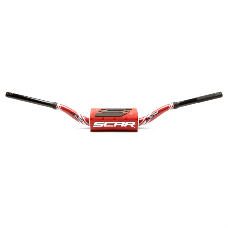 Manubrio Scar 28 mm O2 Graphic Colour piega RC Rosso - Rosso
