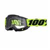 Mascherina 100% ACCURI 2 OTG per occhiali da vista - Nero fascia Giallo Fluo in Abbigliamento