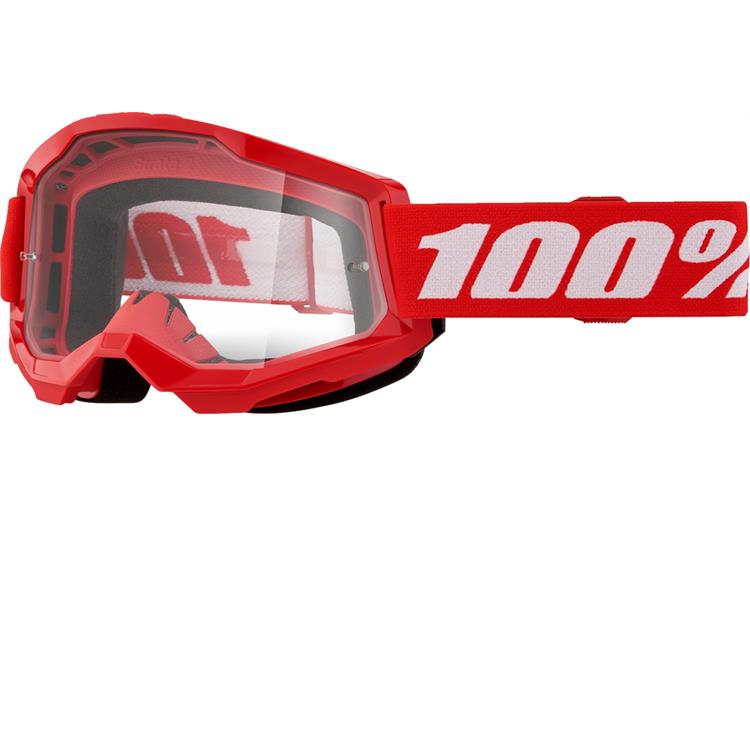 Mascherina 100% STRATA 2.0 Rosso - Lente Chiara