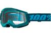 Mascherina 100% STRATA 2.0 Verde Acqua - Lente Chiara in Mascherine Motocross