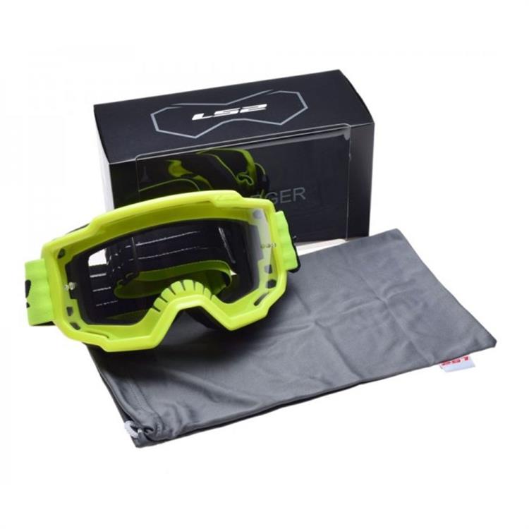 Mascherina LS2 Giallo - Lente chiara