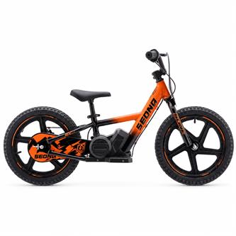 mini e bike 250w 16 velocita regolabile arancione