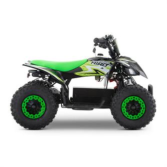 miniquad elettrico 800 watt hiro cobra 6 verde 3 8 anni