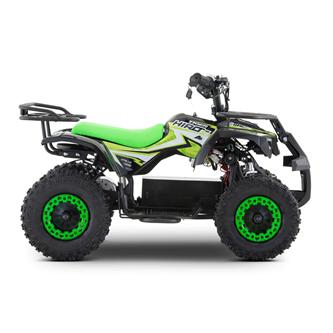miniquad elettrico 800 watt hiro tiger 6 verde 3 8 anni