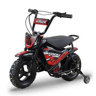 moto elettrica bambino e fat kids  250w rosso