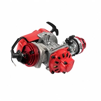 motore bigbore racing mimimoto e miniquad rosso con riduttore