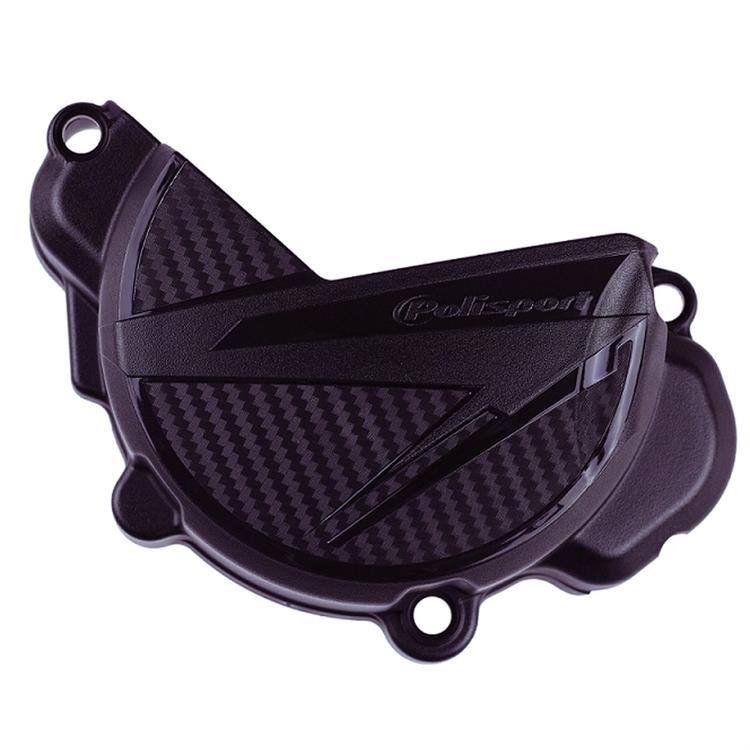 Protezione coperchio generatore polisport KTM 250 EXC F (2009-2011) Nero