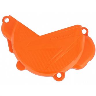 protezione coperchio generatore polisport ktm 250 exc f 2009 2011 arancione