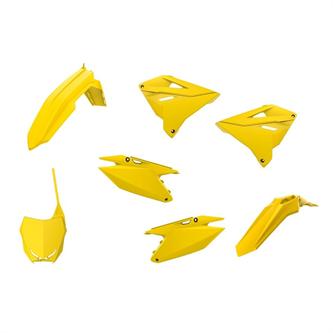 kit plastiche polisport restyling suzuki rm 250 2001 2012 giallo rm02