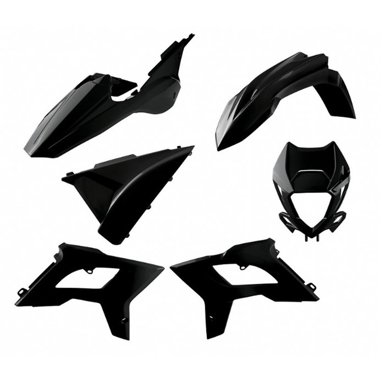 Kit Plastiche Polisport Restyling Beta RR 125 2T (2018-2019) Nero