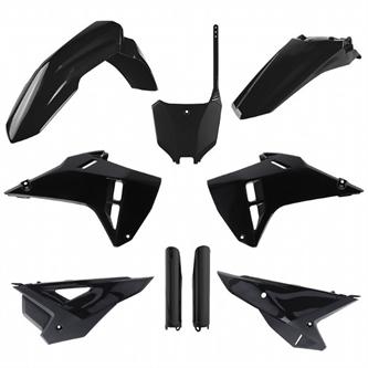 kit plastiche polisport restyling honda crf 450 r 2021 2024 nero