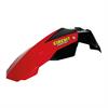 Parafango anteriore Circuit Nero-Rosso in Plastiche Motard